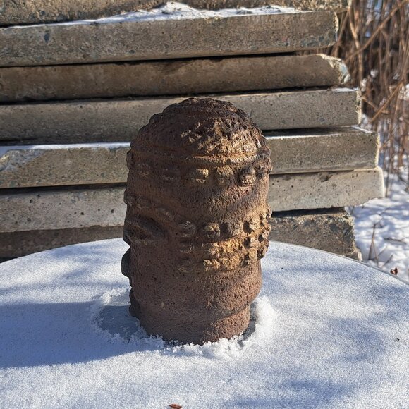 Mende African Commemorative Head - Picture 3 of 11